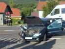  Wypadek dwóch samochodów i motocykla w Grabownicy Starzeńskiej foto: www.brzozowiana.pl