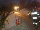  Zdarzenie drogowe z udziałem autobusu foto: st.kpt. Bogdan Biedka