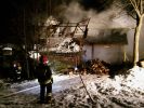  Pożar budynku gospodarczego foto: materiał własny
