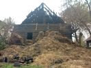  Pożar budynku mieszkalno-gospodarczego w Orzechówce foto: st.kpt. Bogdan Biedka