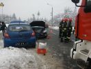  Wypadek samochodowy w m. Grabownica Starzeńska foto: st.kpt. Bogdan Biedka