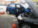  Wypadek samochodowy w m. Grabownica Starzeńska foto: st.kpt. Bogdan Biedka