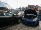  Wypadek samochodowy w m. Grabownica Starzeńska foto: st.kpt. Bogdan Biedka