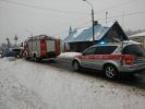  Wypadek samochodowy w m. Grabownica Starzeńska foto: st.kpt. Bogdan Biedka