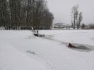  Ćwiczenia na lodzie strażaków foto: st.kpt. Jacek Kędra