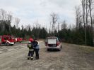  Ćwiczenia nt. pożaru lasu w Izdebkach